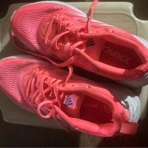 Adidas Bounce Neon Pink/ Orange Sneakers